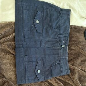 Sunday Best Navy Denim Skirt